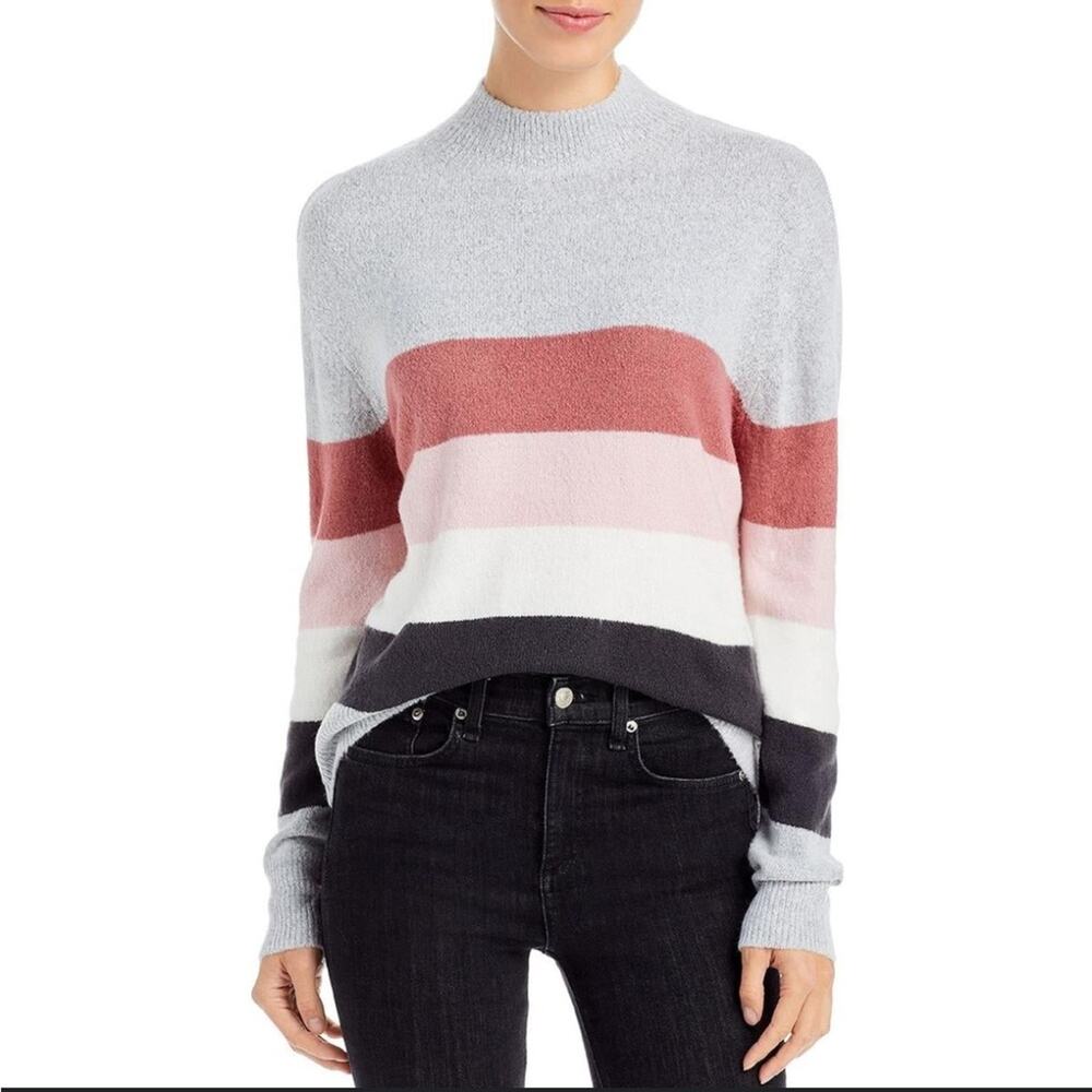 Beachlunchlounge | Portia Funnel Neck Striped Sweater Size S